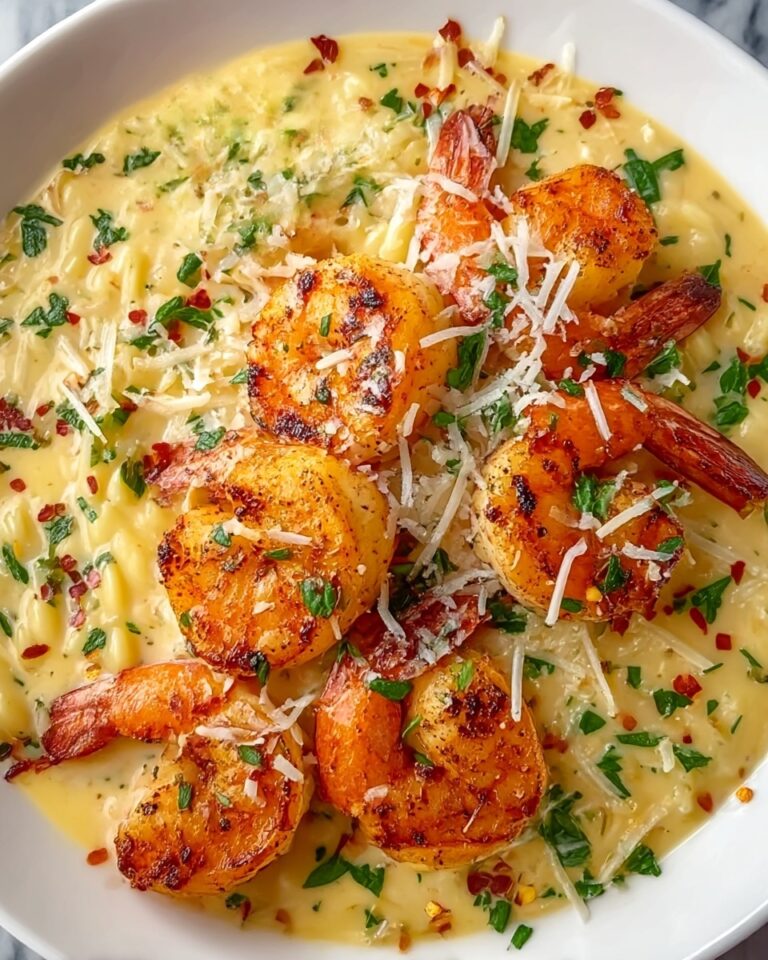 Parmesan Orzo with Shrimp Recipe