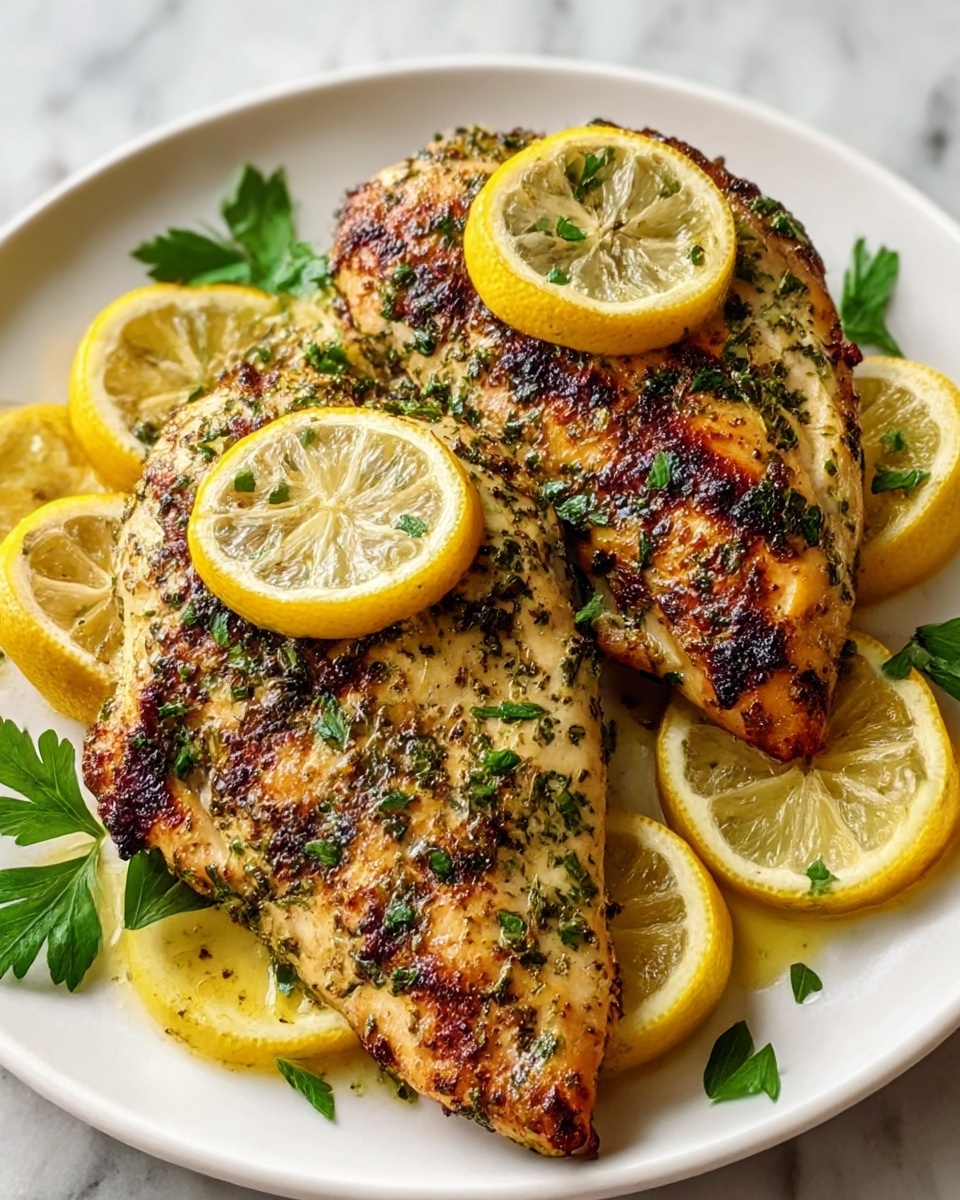 Zesty Grilled Lemon Chicken Breast Recipe - Recipe Image
