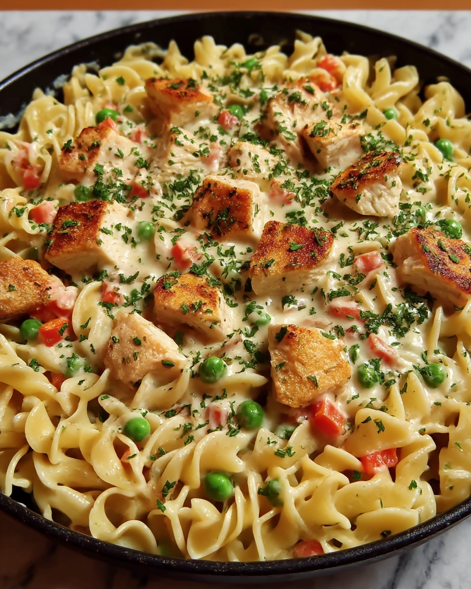 Creamy Chicken Pasta Pot Recipe - Recipe Image