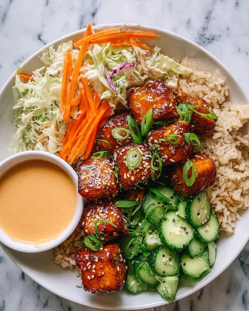 Bang Bang Salmon Bites Bowls Recipe - Recipe Image
