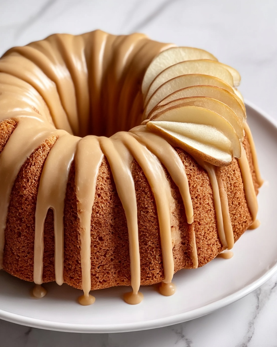 Apple Spice Cake with Brown Sugar Icing Recipe - Recipe Image