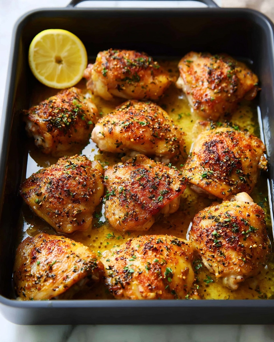 Baked Greek Lemon Chicken Recipe - Recipe Image