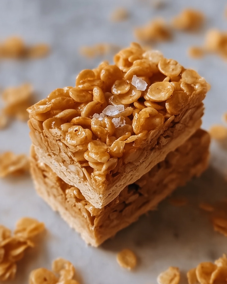 Sweet Peanut Butter Cornflake Bars Recipe - Recipe Image