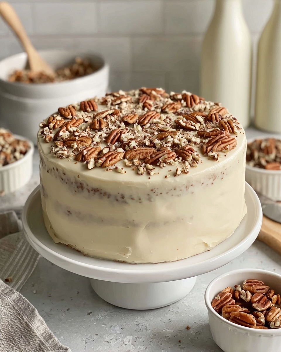 Butter Pecan Cake Recipe - Recipe Image