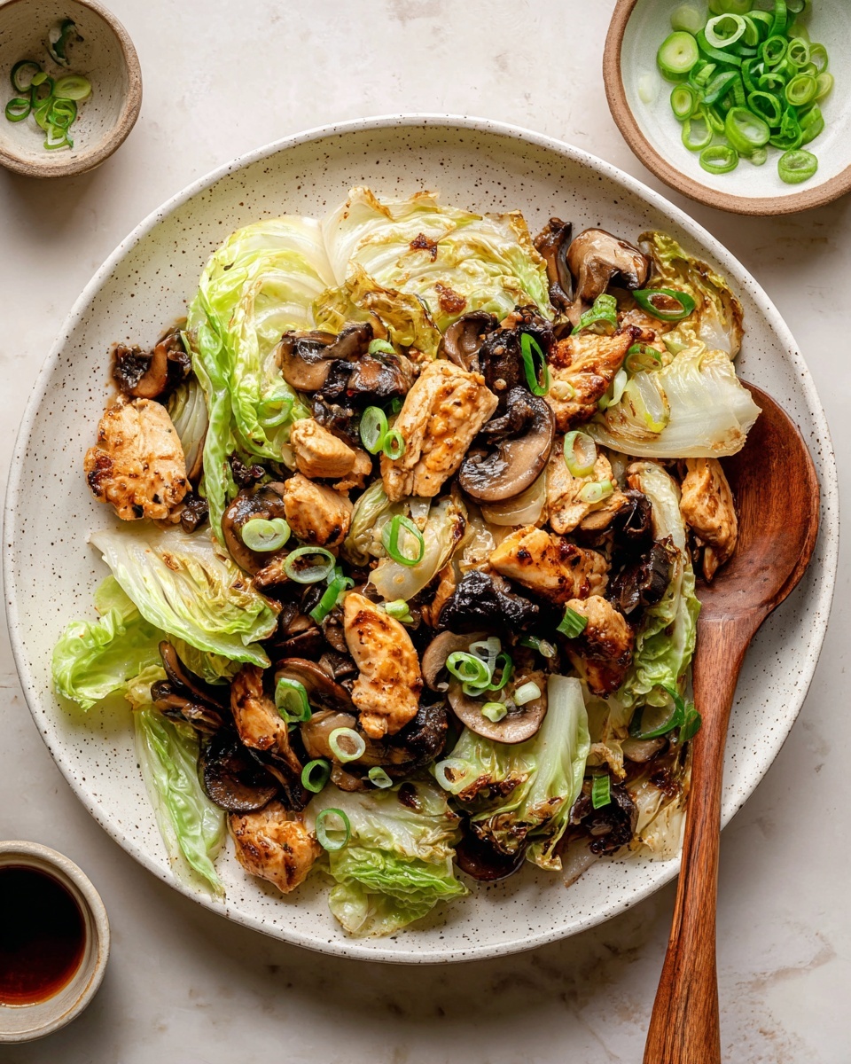 Chinese Chicken Cabbage Stir-Fry Recipe - Recipe Image