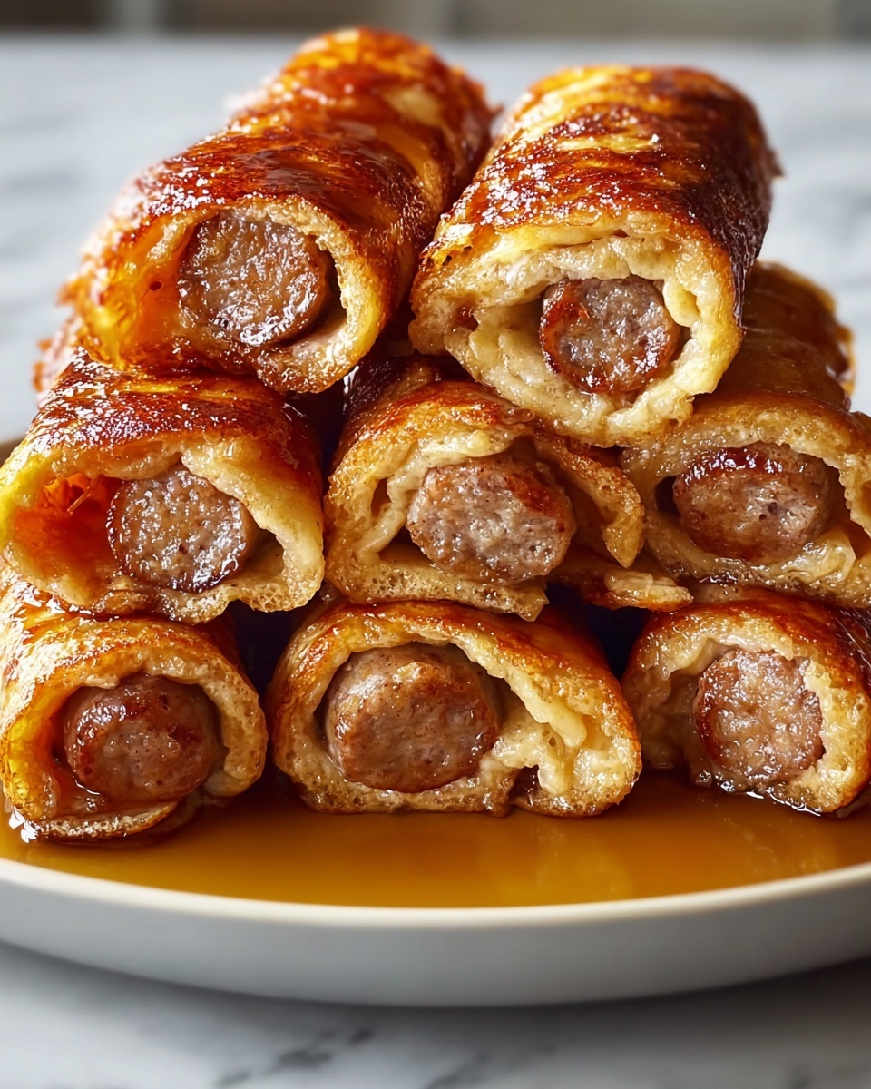 Sausage French Toast Roll-Ups Recipe - Recipe Image