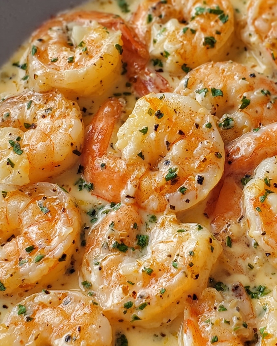 Creamy Garlic Parmesan Shrimp Recipe - Recipe Image