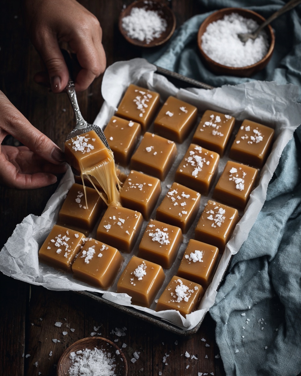 Easy Salted Caramels Recipe - Recipe Image