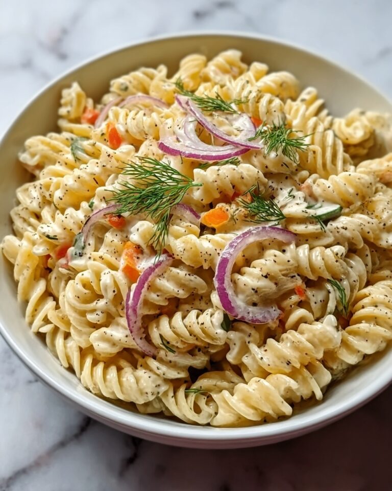Tangy Dill Pickle Pasta Salad Recipe