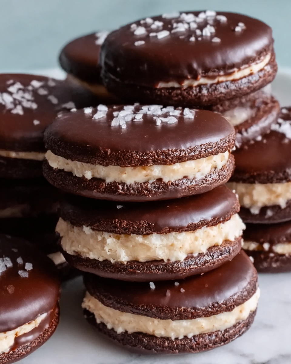 Elsa’s Chocolate Dipped Macaroons Recipe - Recipe Image