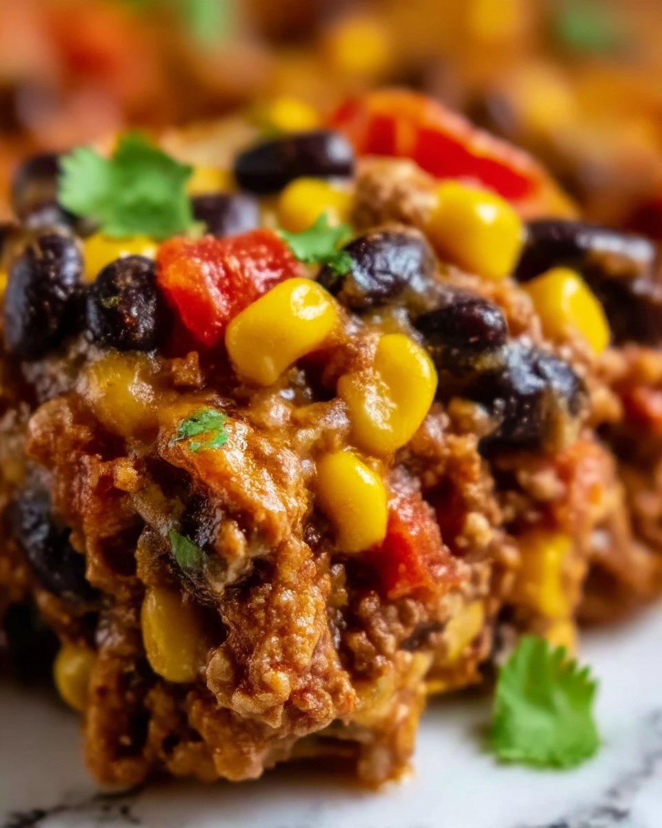Southwestern Black Bean Casserole Recipe - Recipe Image