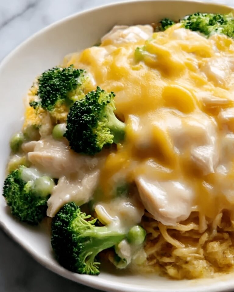 Crockpot Cheesy Chicken Broccoli Rice Recipe