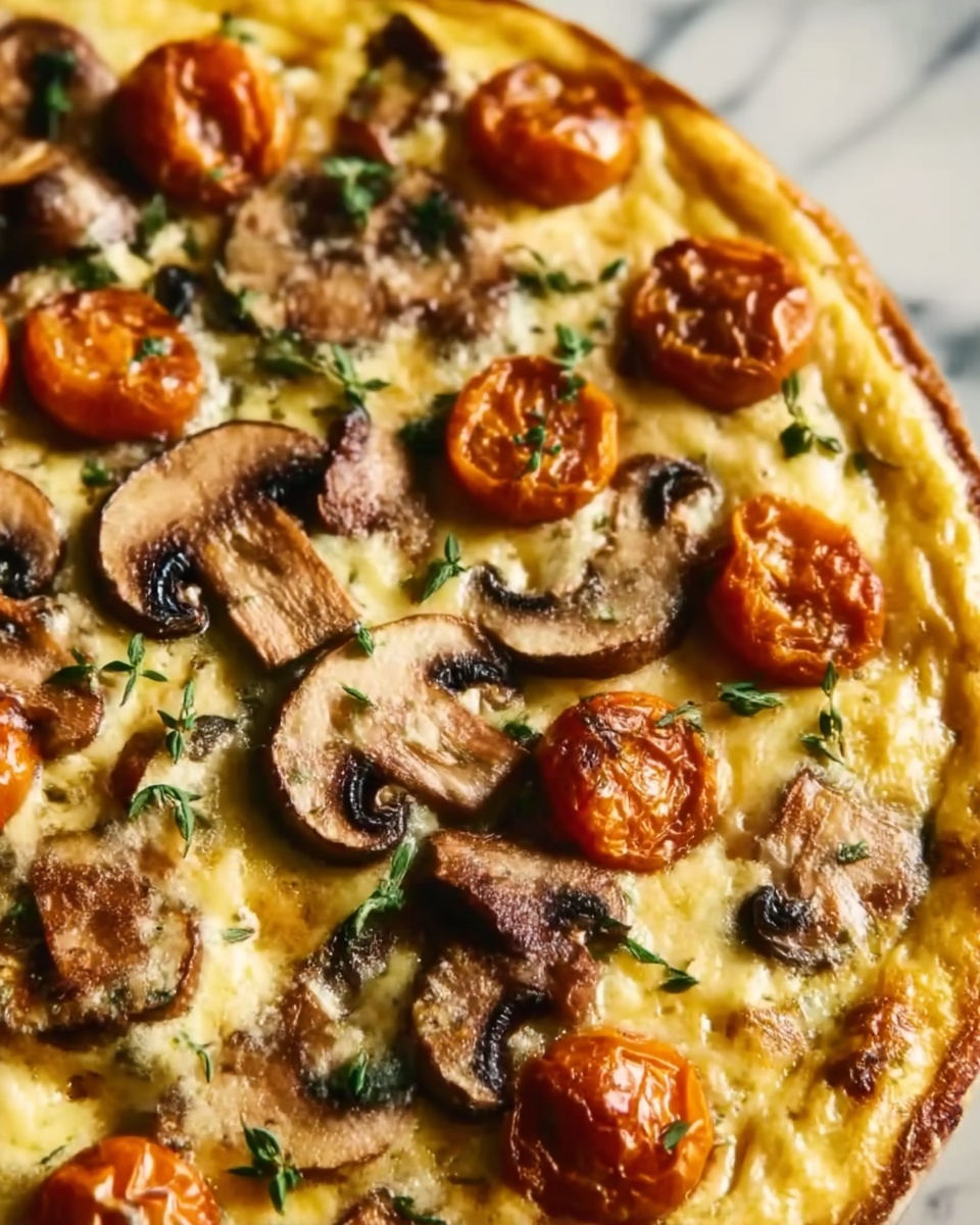 Mushroom Frittata Recipe - Recipe Image