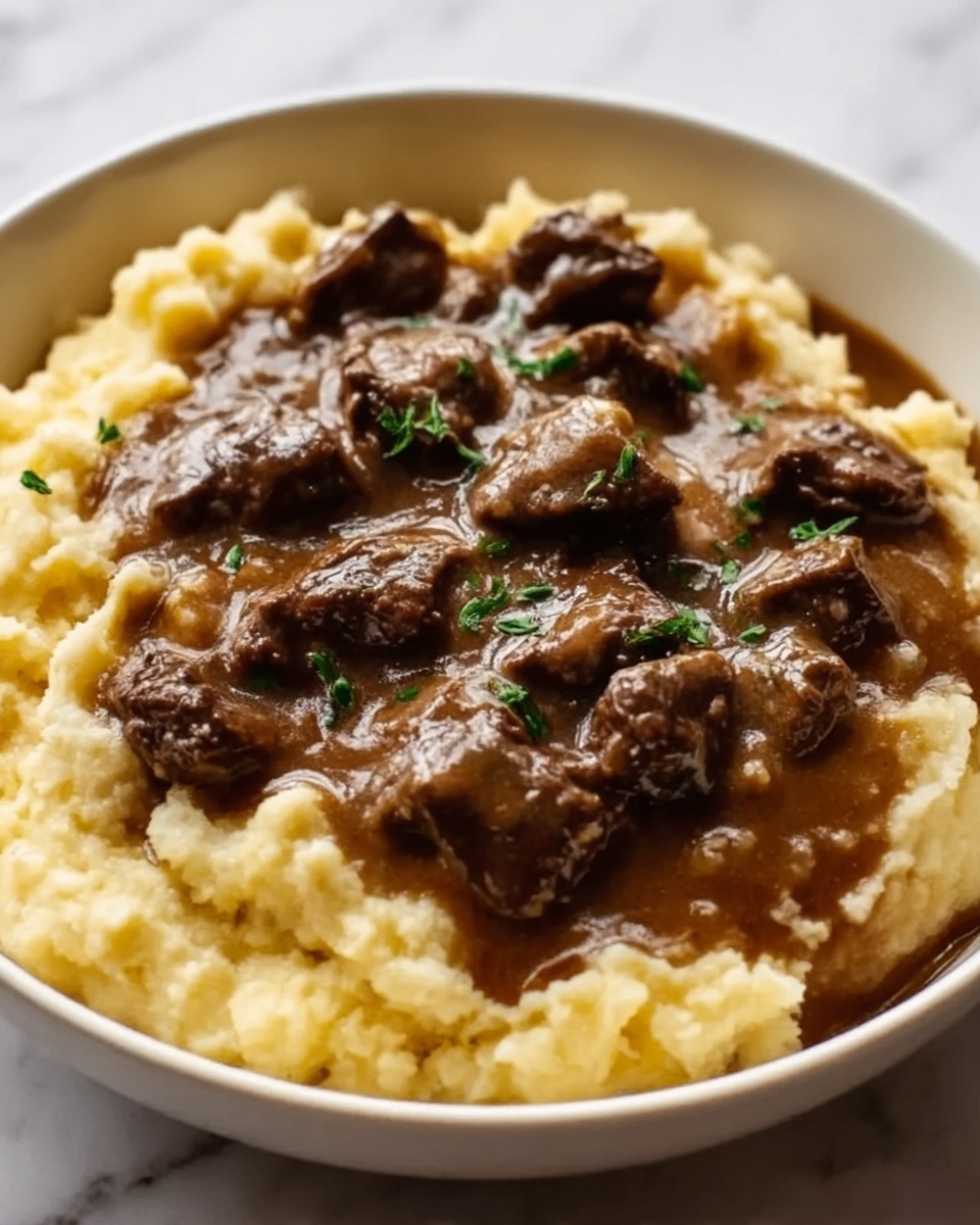 Beef Gravy Potatoes Recipe - Recipe Image