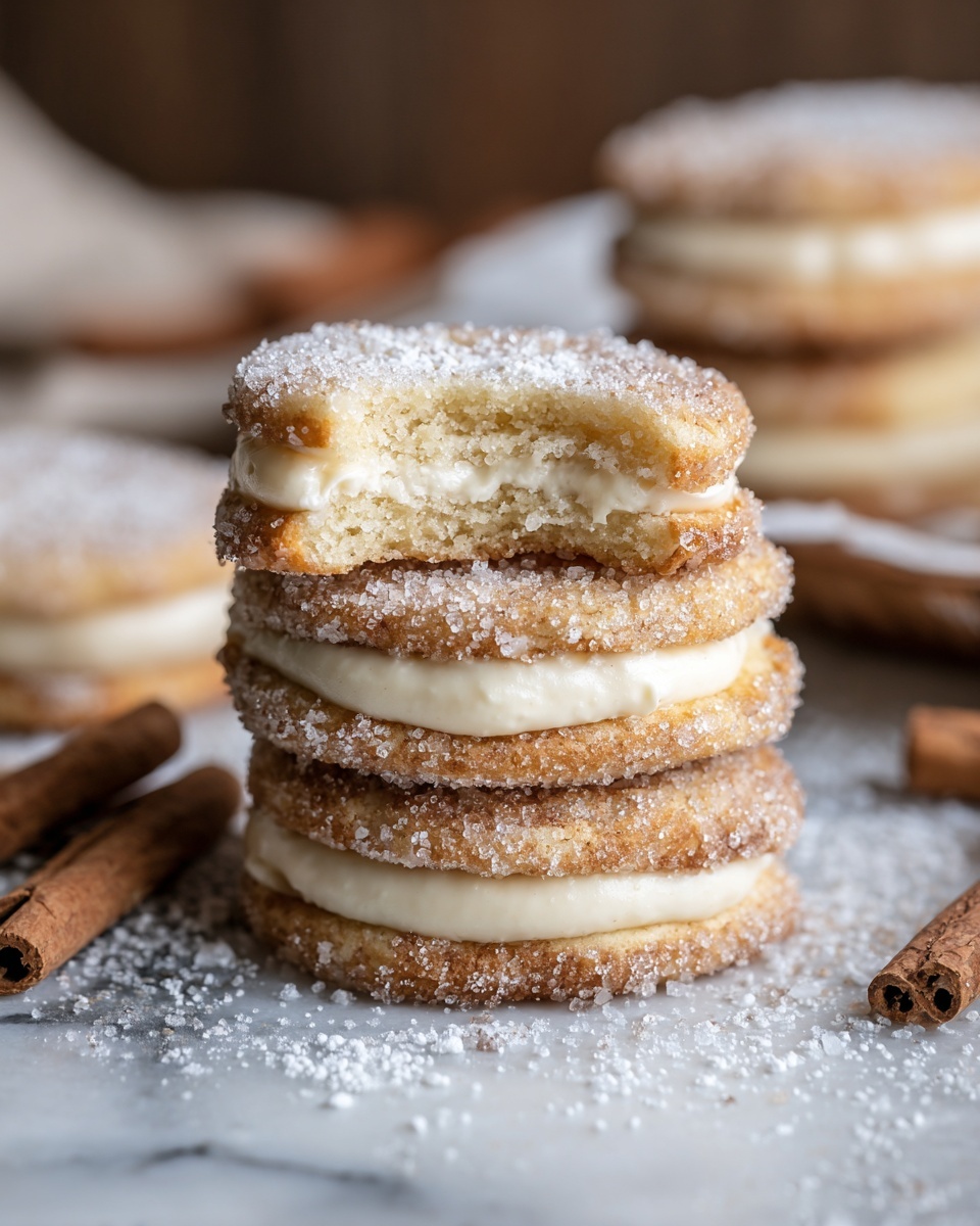 Cheesecake Stuffed Churro Cookies Recipe - Recipe Image
