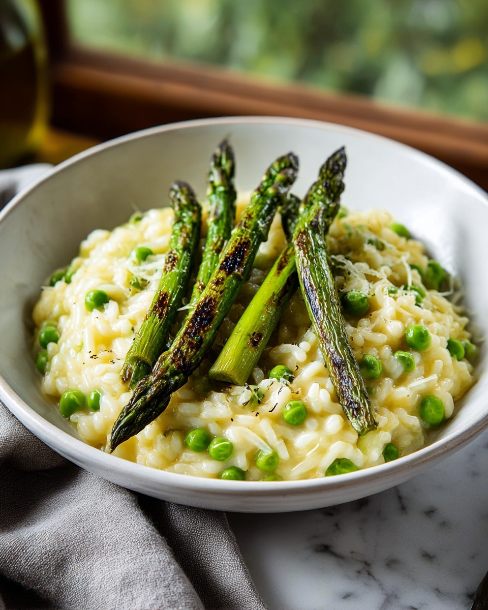 Easy Spring Asparagus Risotto Recipe - Recipe Image