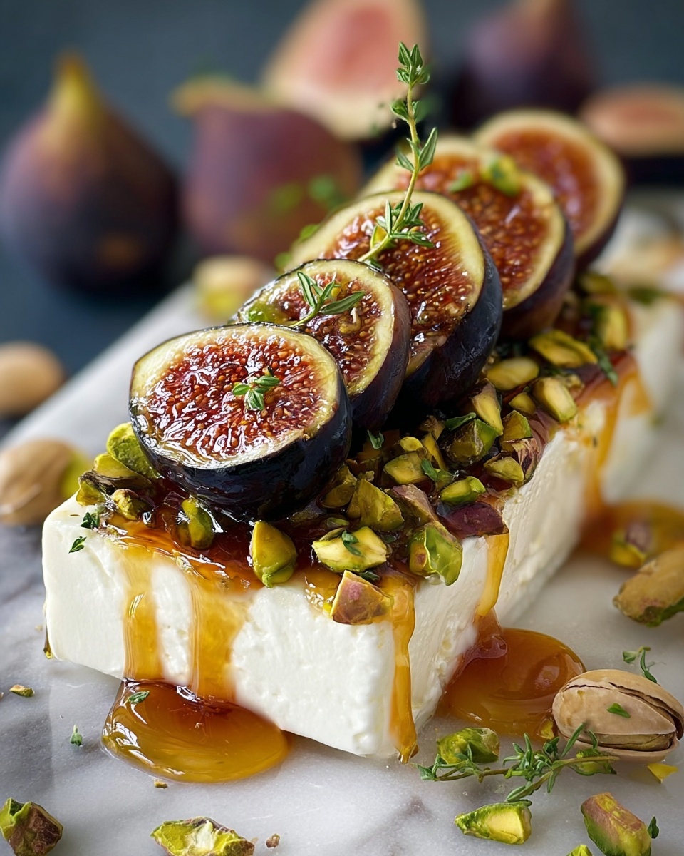 Honey Fig Pistachio Goat Cheese Appetizer Recipe - Recipe Image