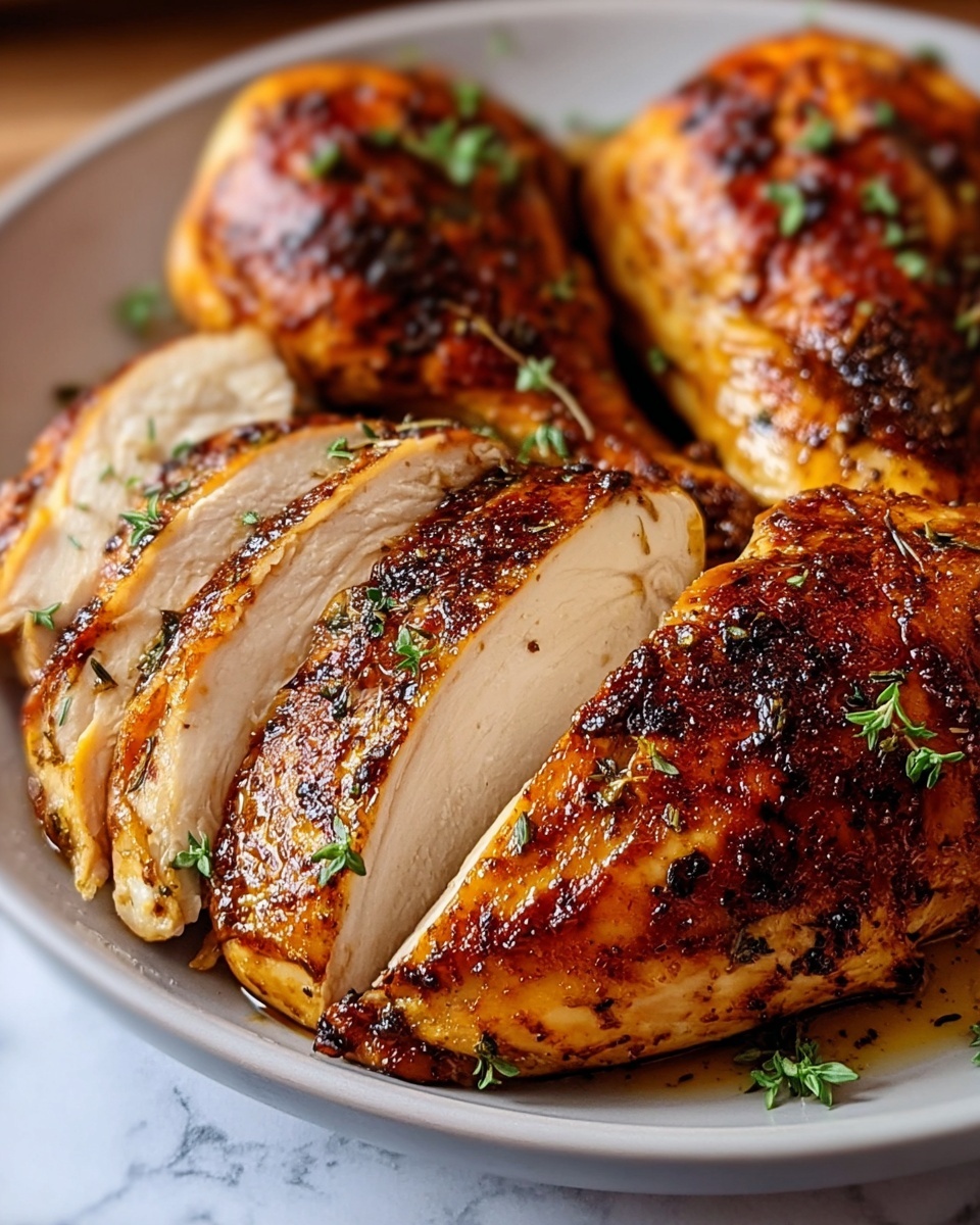 Maple-Butter-Glazed Roasted Turkey Recipe - Recipe Image