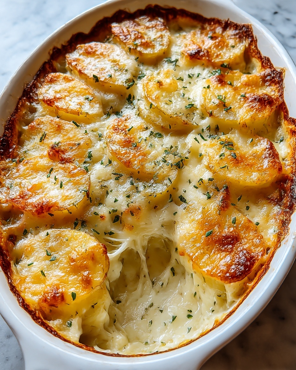 Cheesy Scalloped Potatoes Recipe - Recipe Image