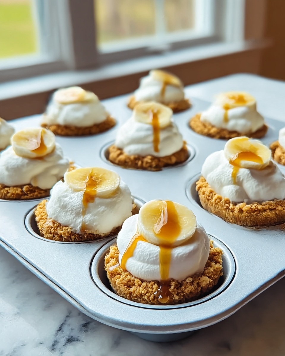 No-Bake Mini Banana Cream Pies: A Sweet, Creamy Delight Recipe - Recipe Image