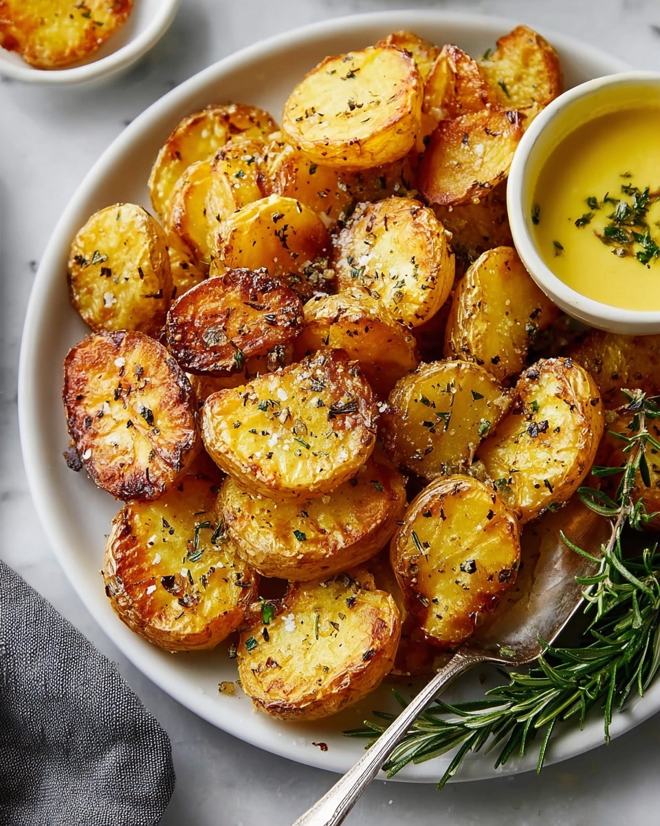 Garlic Roasted Potatoes Recipe - Recipe Image