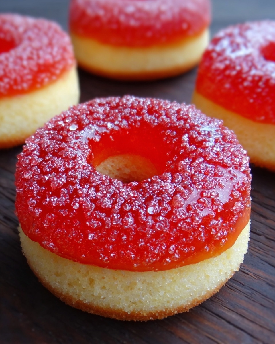 Gummy Glazed Donuts Recipe - Recipe Image