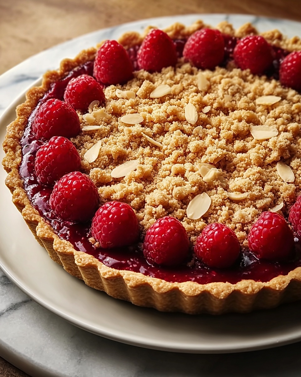 Raspberry Almond Streusel Tart Recipe - Recipe Image