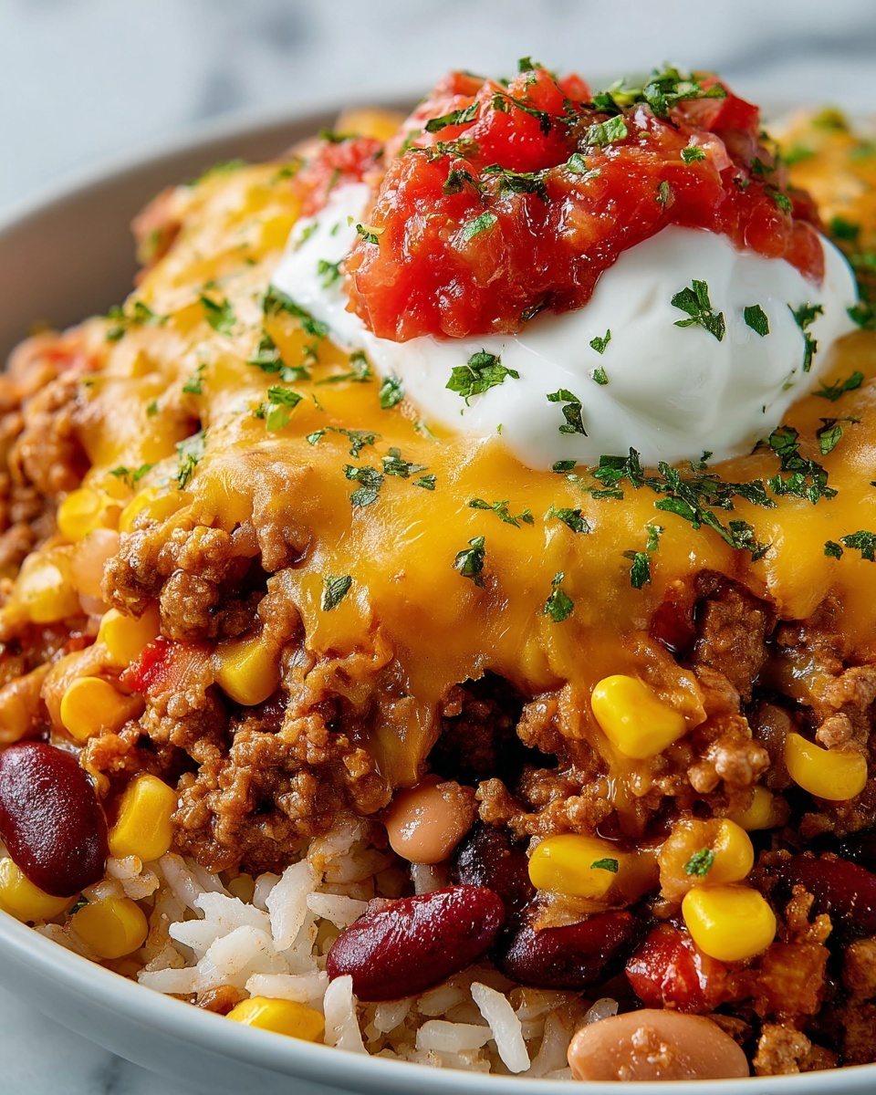 Easy One Pot Mexican Rice Casserole Recipe - Recipe Image