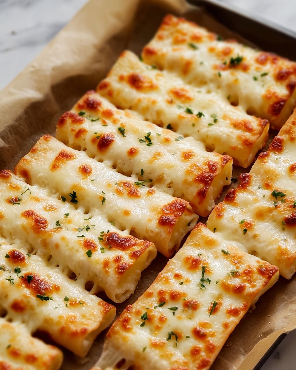 Homemade Cheesy Garlic Breadsticks Recipe - Recipe Image