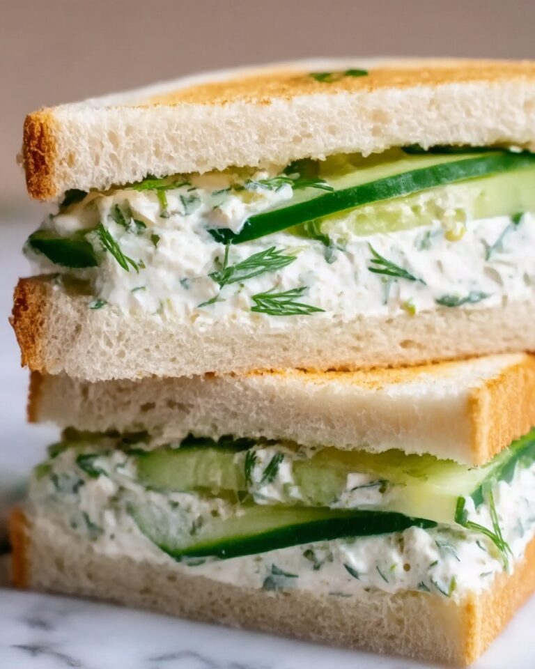 Creamy Cucumber Tea Sandwiches Recipe