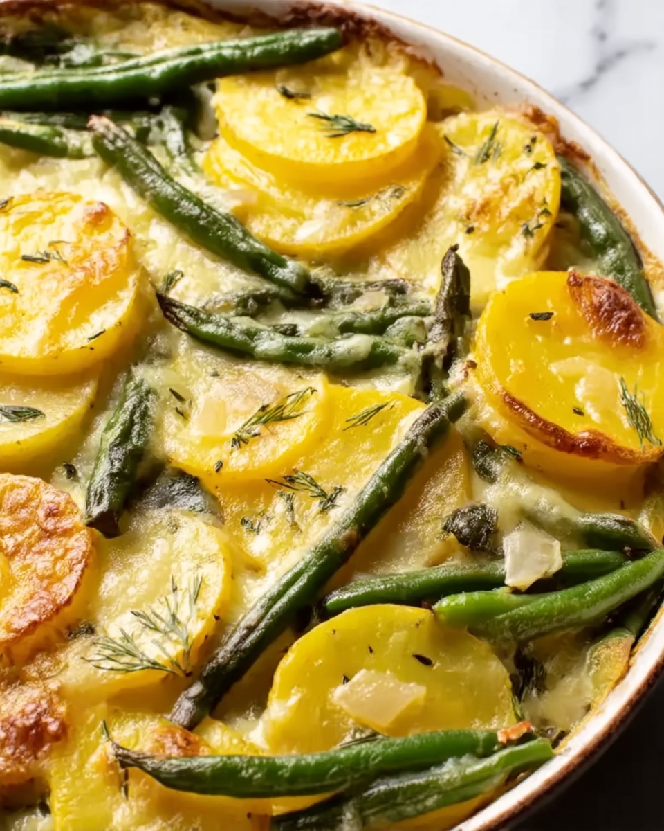 Green Bean and Potato Casserole Recipe - Recipe Image