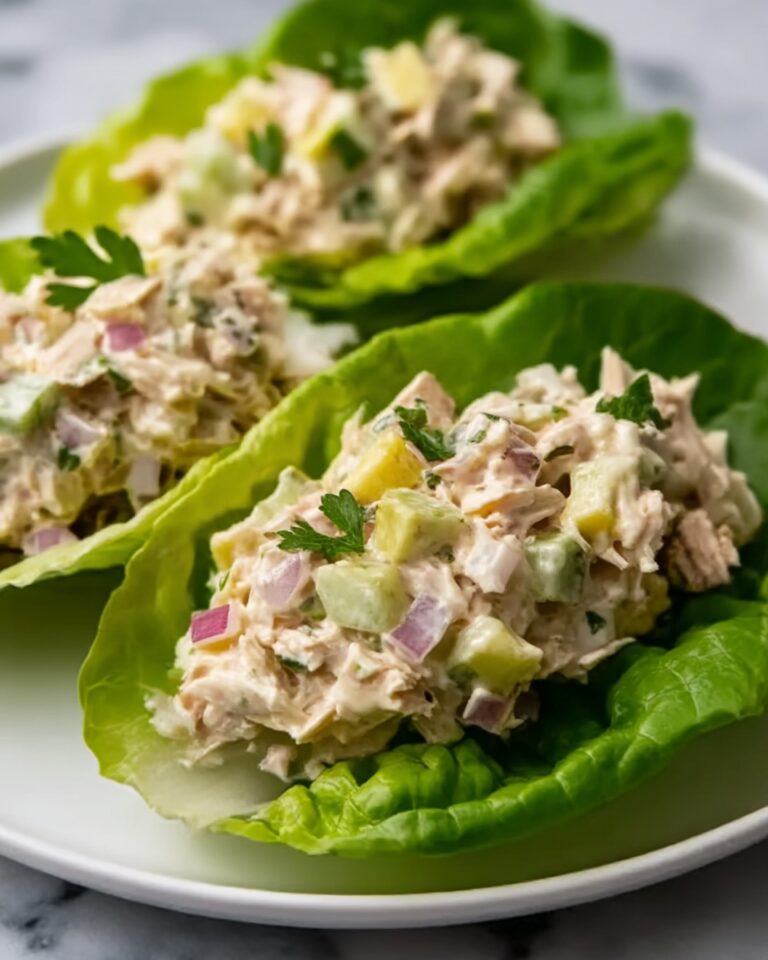 Avocado Chicken Salad Lettuce Wraps Recipe