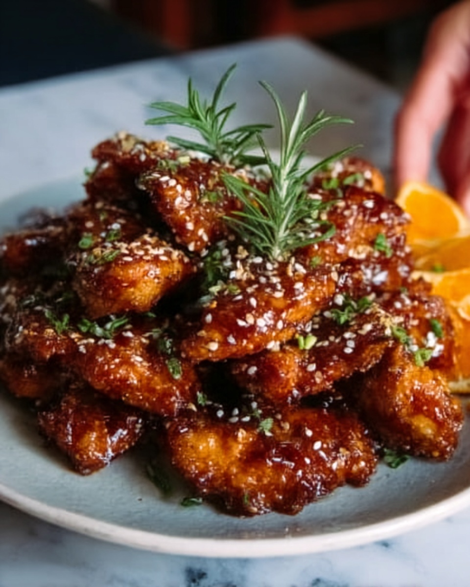 Orange Chicken: A Perfect Balance of Sweet, Tangy, and Savory Recipe - Recipe Image