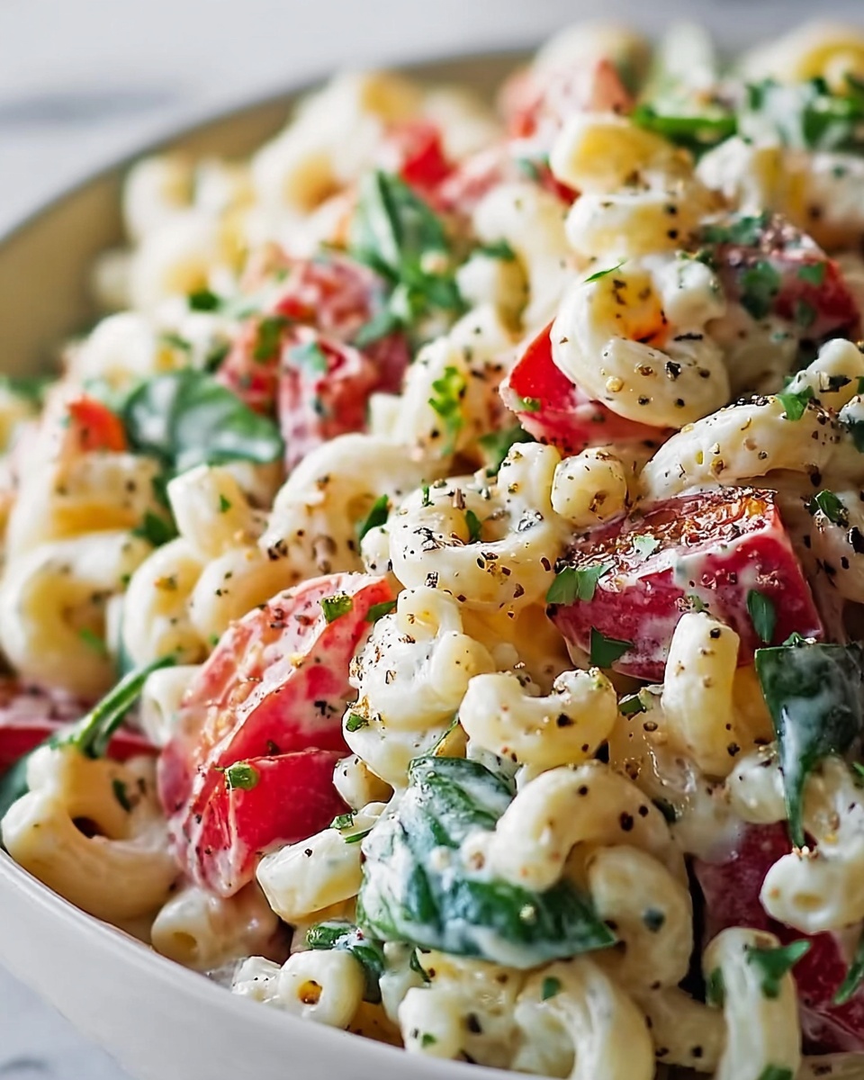 BLT Macaroni Salad Recipe - Recipe Image
