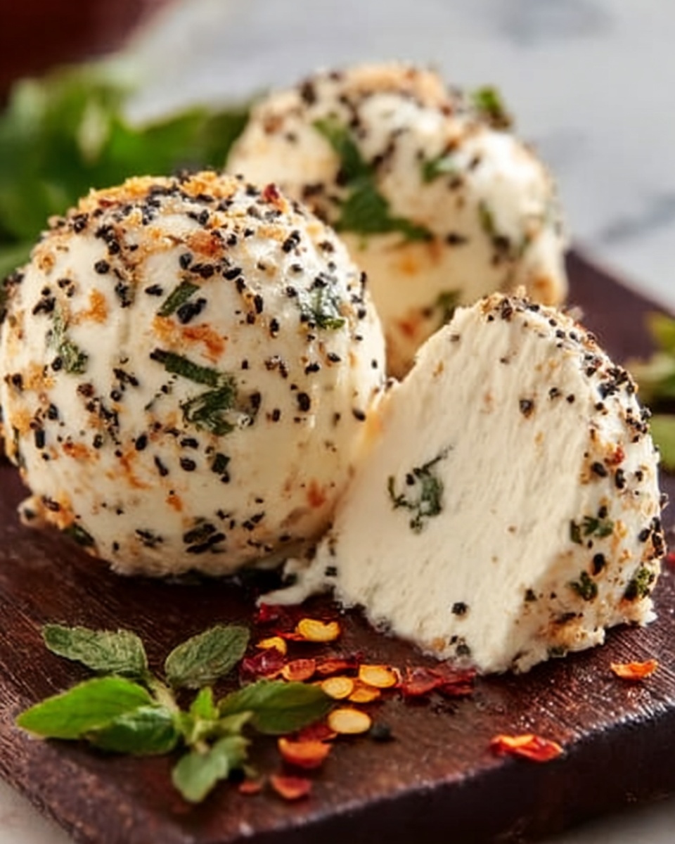 Parmesan Peppercorn Cheese Ball Recipe - Recipe Image