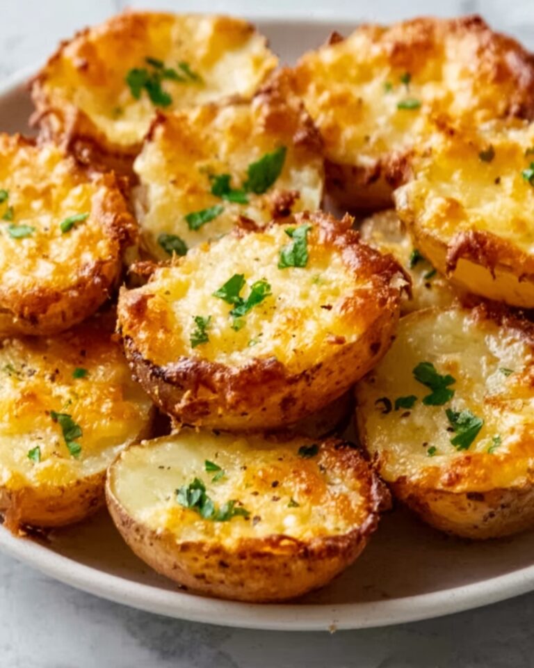 Crispy Parmesan Garlic Potatoes Recipe