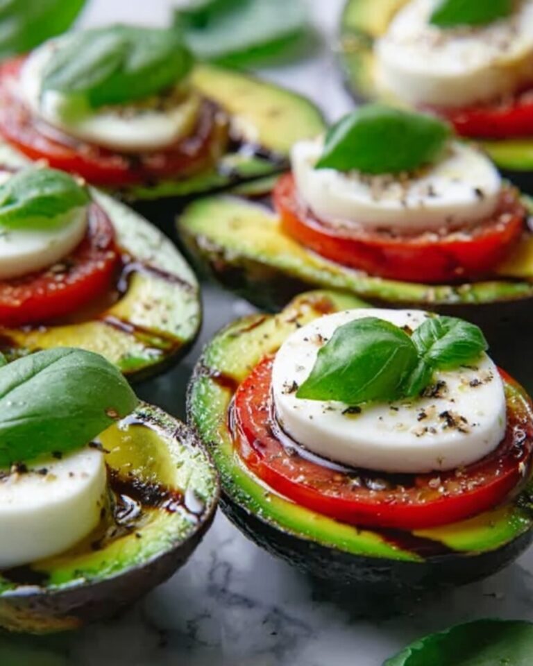 Caprese Stuffed Avocados Recipe