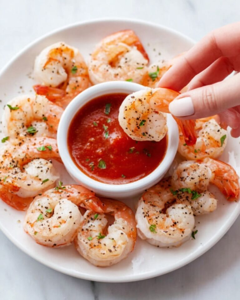 Roasted Shrimp Cocktail with Spicy Homemade Sauce Recipe