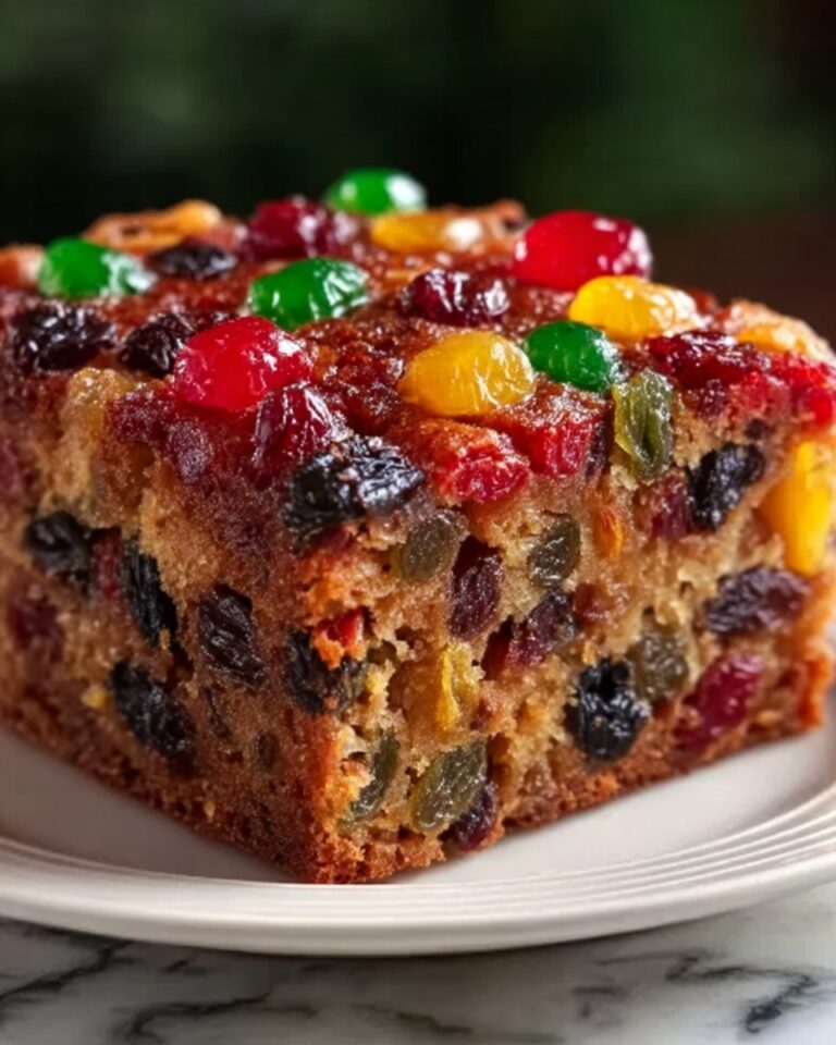 Traditional Christmas Fruit Cake Recipe