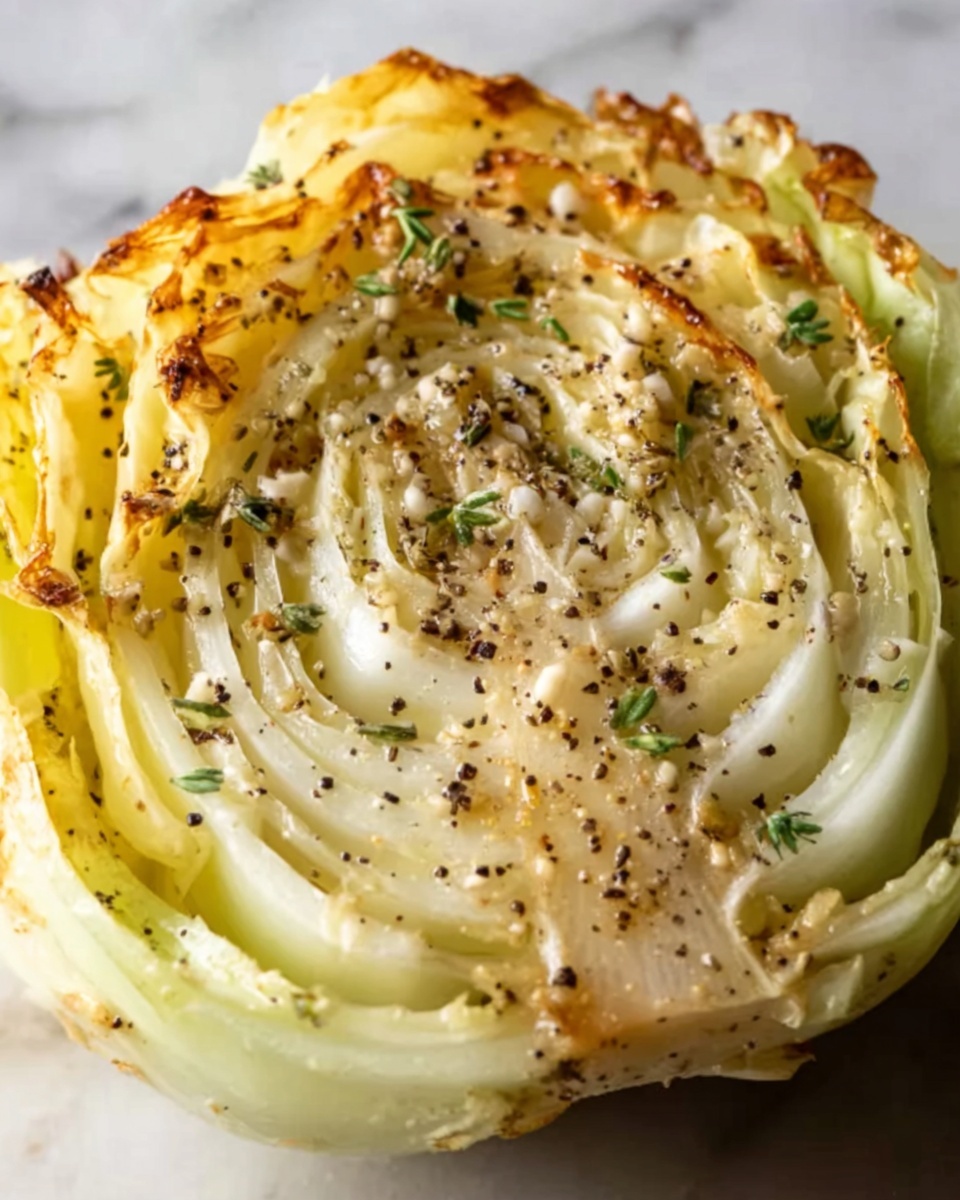 Garlic-Parmesan Melting Cabbage Recipe - Recipe Image