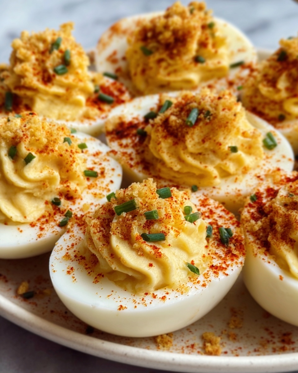 Fried Deviled Eggs Recipe - Recipe Image
