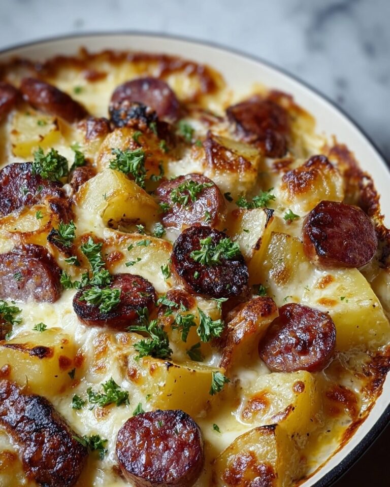 Cheese Potato and Smoked Sausage Casserole Recipe