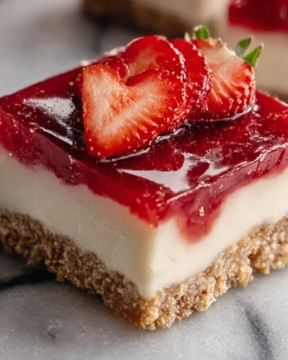 Philadelphia Strawberry Cheesecake Bars Recipe - Recipe Image