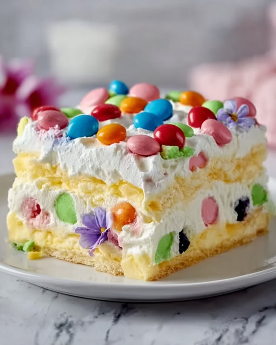 Delightful Easter Poke Cake Recipe - Recipe Image