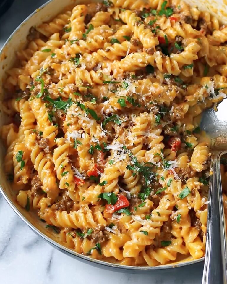 One Pot Beef and Garlic Butter Pasta Recipe
