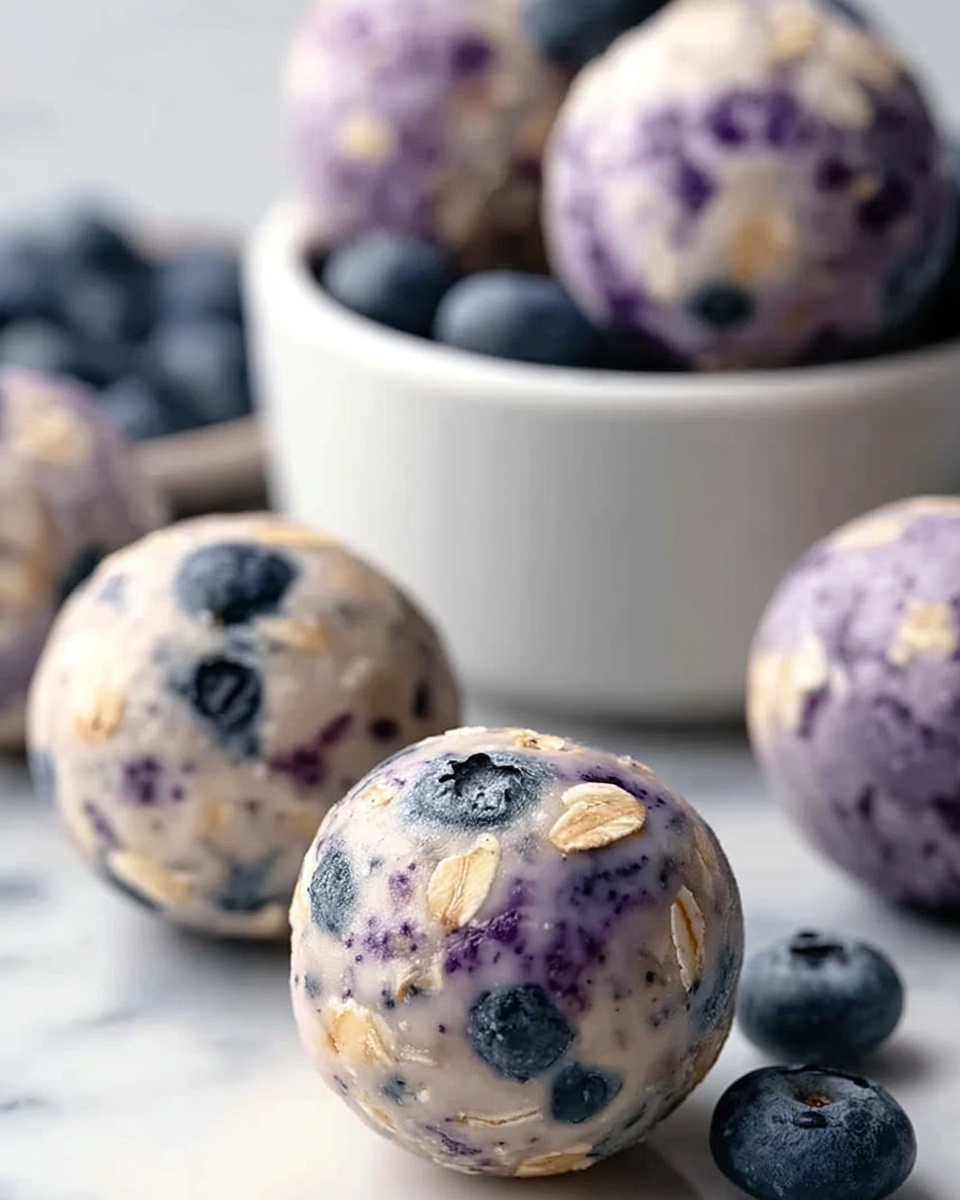 Blueberry Cheesecake Protein Bites Recipe - Recipe Image