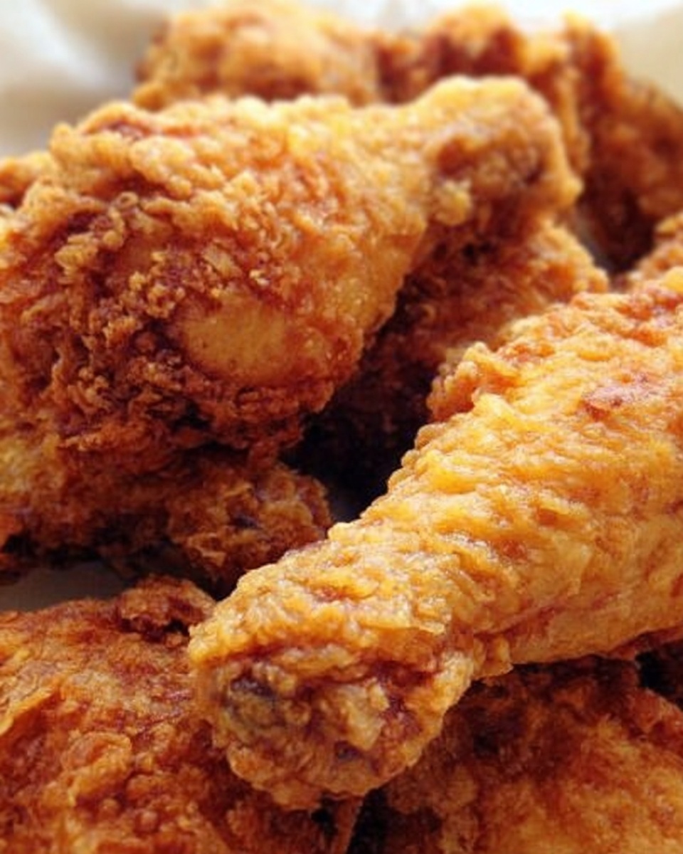 Crispy Homemade Fried Chicken Recipe - Recipe Image
