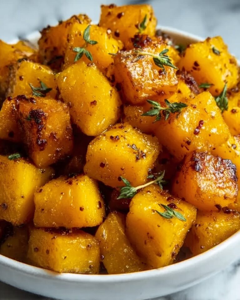 Cinnamon Roasted Butternut Squash with Cranberries Recipe