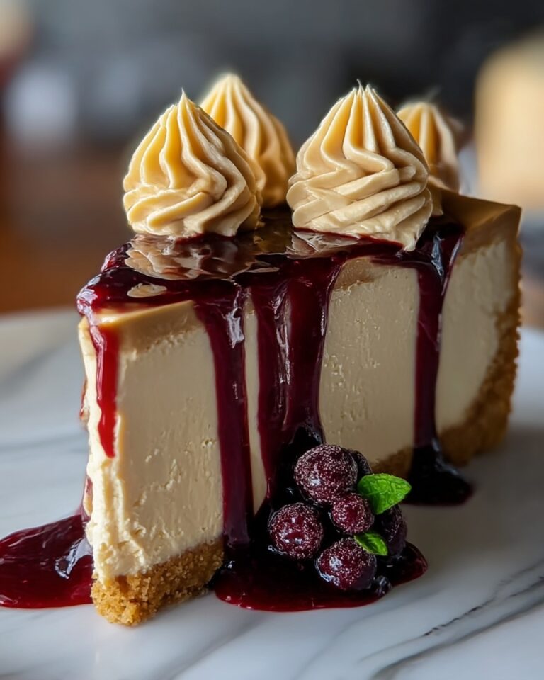 Peanut Butter & Jelly Cheesecake Recipe