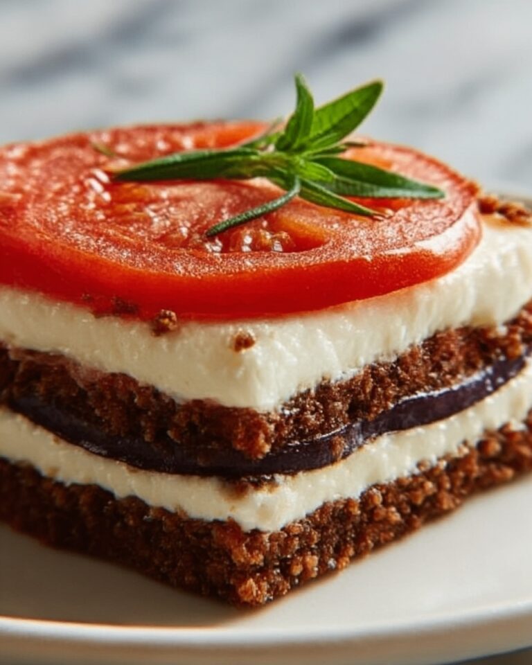 Eggplant and Goat Cheese Sandwiches with Tomato Tarragon Sauce Recipe